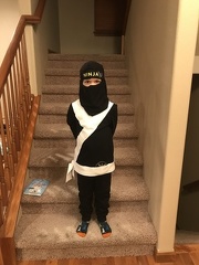 JB Ninja Costume Halloween2